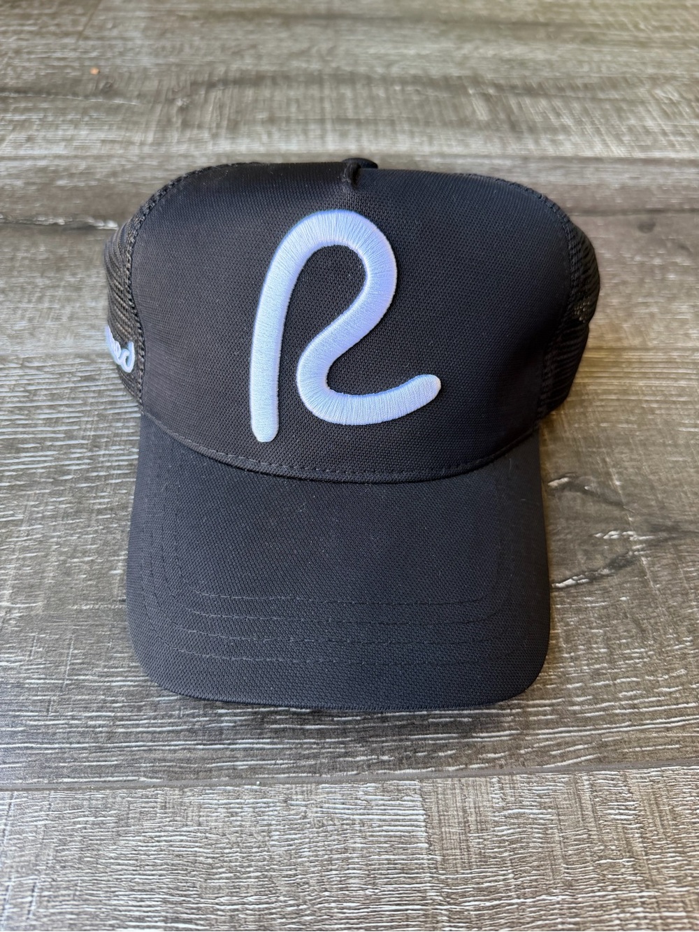 Rewired Black Trucker Hat with White Logo - As Seen on Love Island